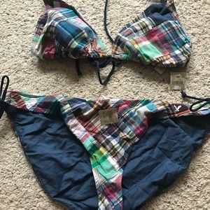 2 piece American Eagle Madras Bikini
